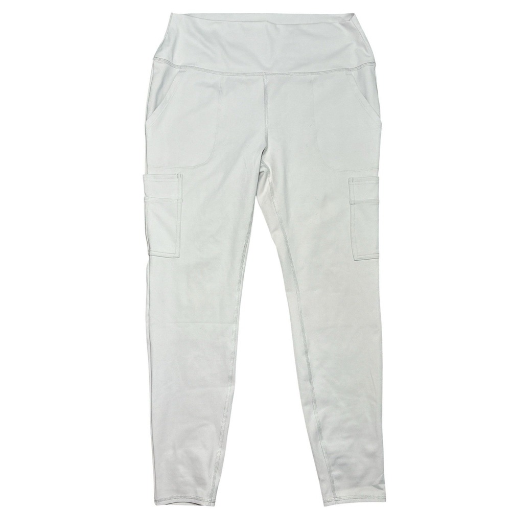 Avalanche Women's Beige Cargo Leggings Size XL 76%Polyester/24%Spandex RN#63619